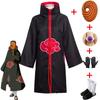 Naruto Obito Cosplay Kostüm Maske Karneval Halloween Anime für Jungen Erwachsene Geeignet 135cm Höhe 185cm Kinder