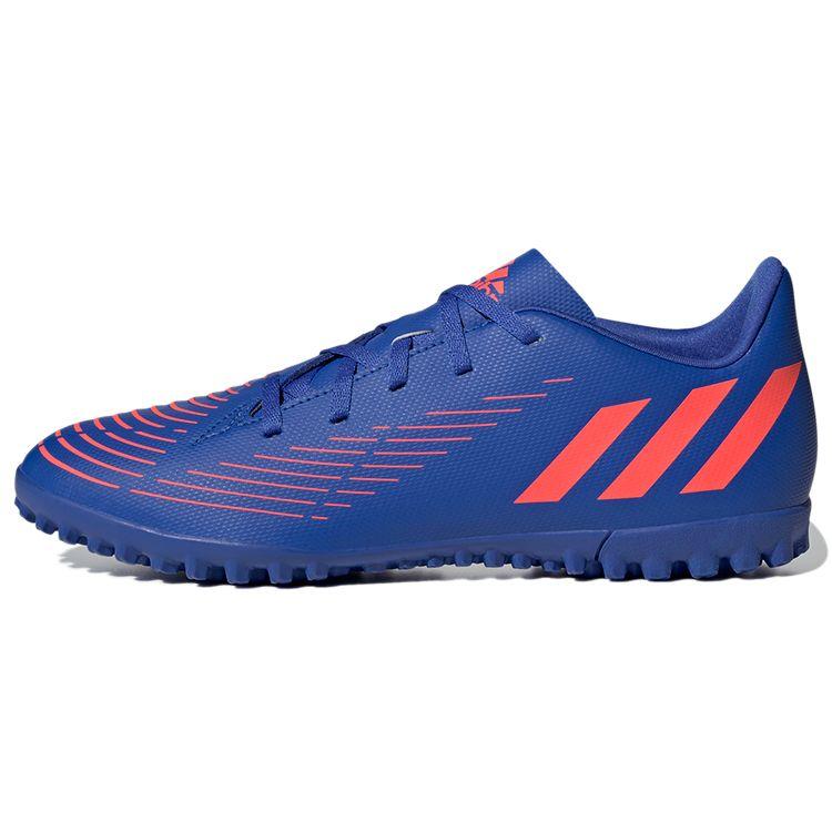 Adidas Predator Edge.4 Lace TF (Rubber Studs) Slip Resistant Durable Soccer Shoes Men Soccer Shoes Blue GX7796