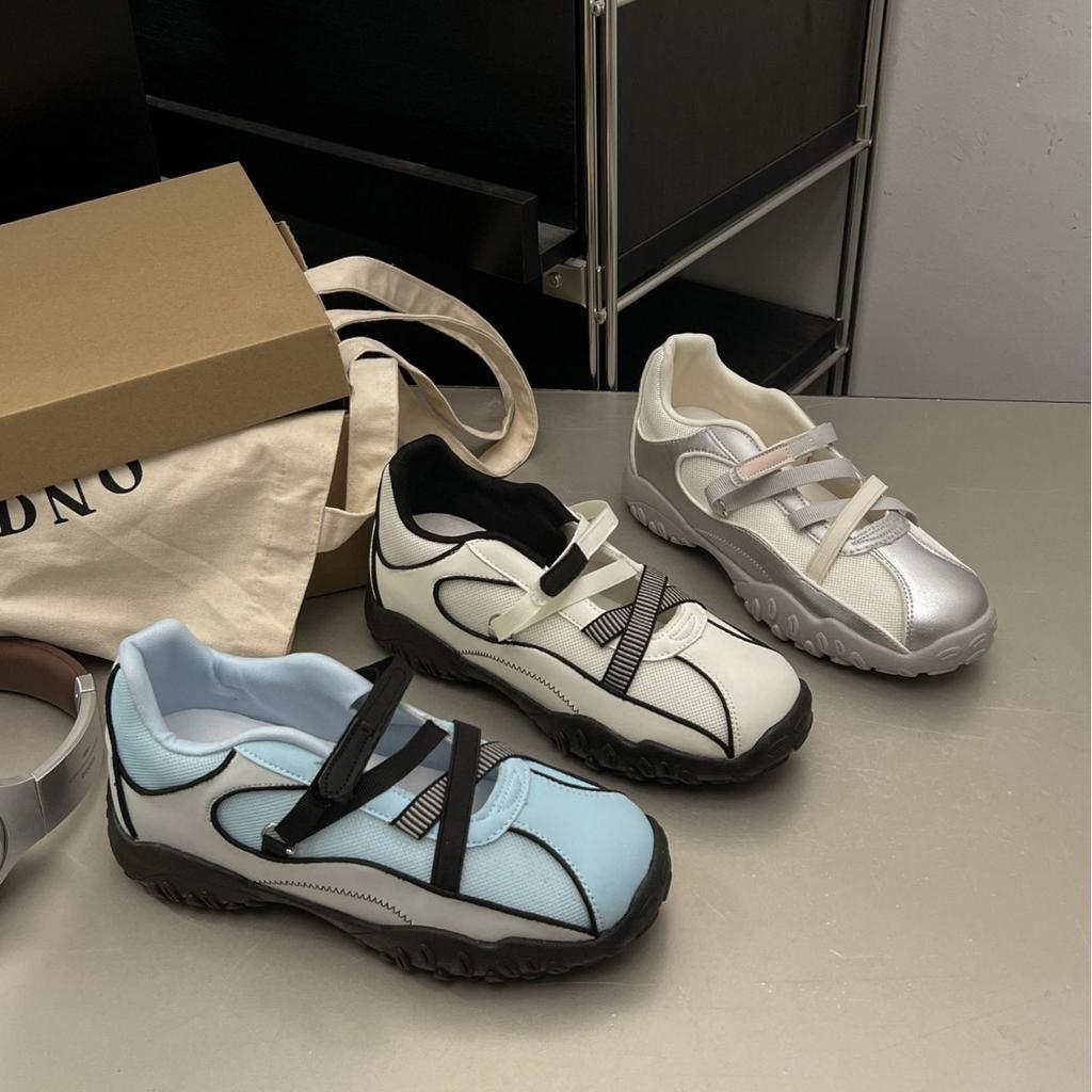 Sports Mary Jane Shoes Autumn 2025 New Korean Version of Sports Forrest Gump Shoes Breathable Mesh Casual Versatile Women's Shoes