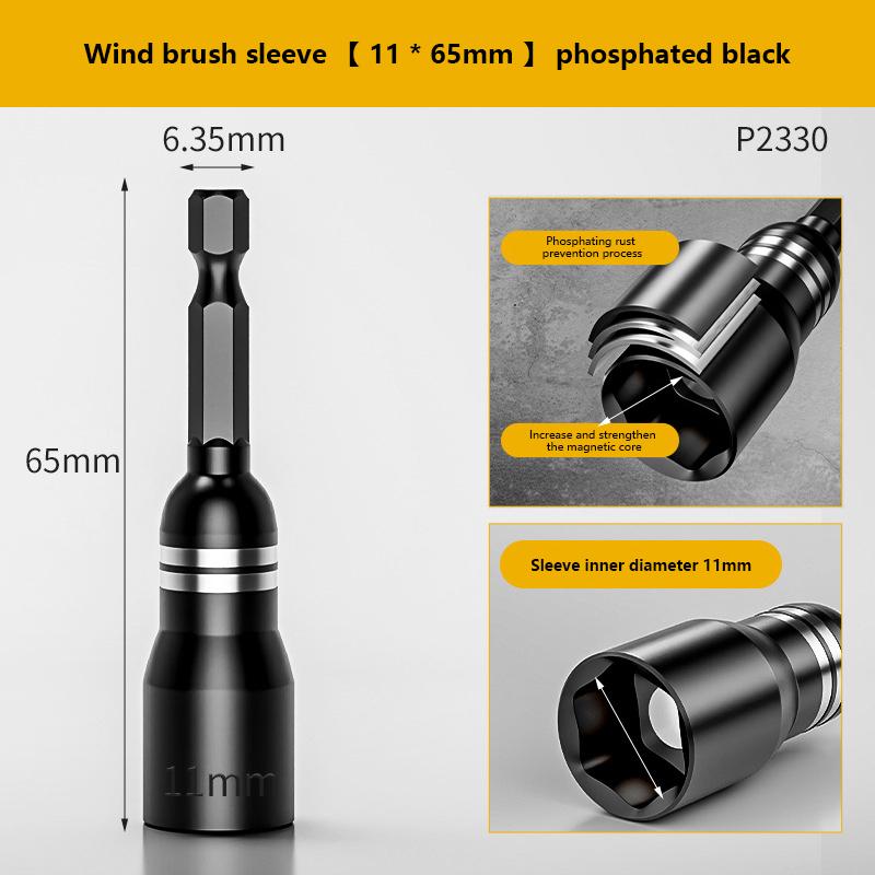 Steel Magnetic Nut Screwdriver Socket Bits For Power Drills Hex Shank Driver/Adapter Socket Wrench Tool Parts Accessories