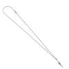 Harry Potter Sterling Silver Lightning Bolt Necklace with Crystal Elements