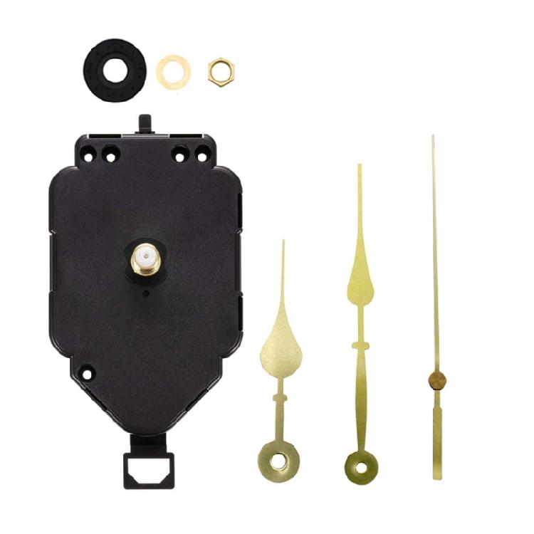 Clock Motor Set Multifunction Timepiece Mechanism with Elegant Hands for Wall Clocks Pendulum Clock Movement Repair Part