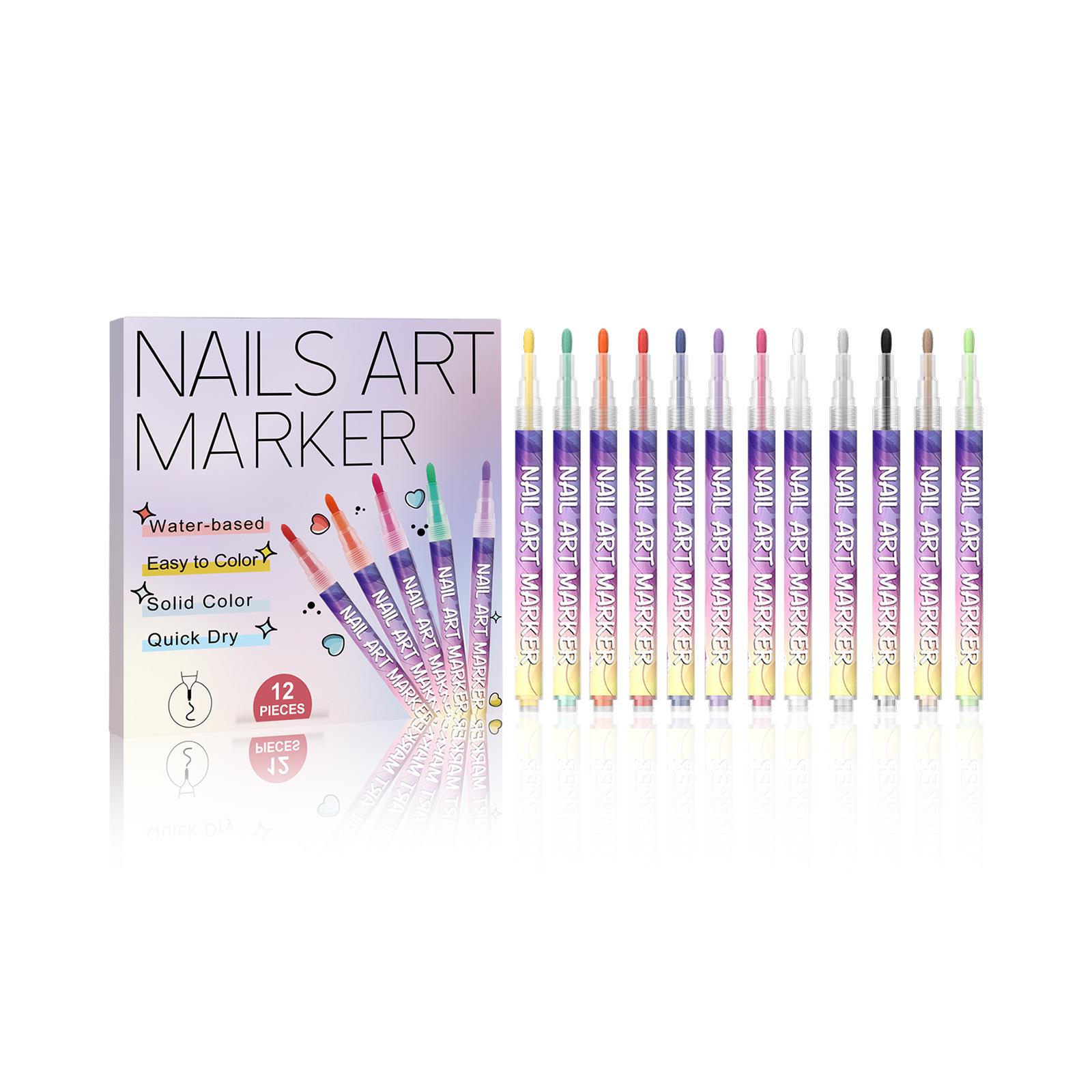 DIY Graffiti Nail Art Pen: Fine Tip, Long-Lasting Color, Easy for Beginners