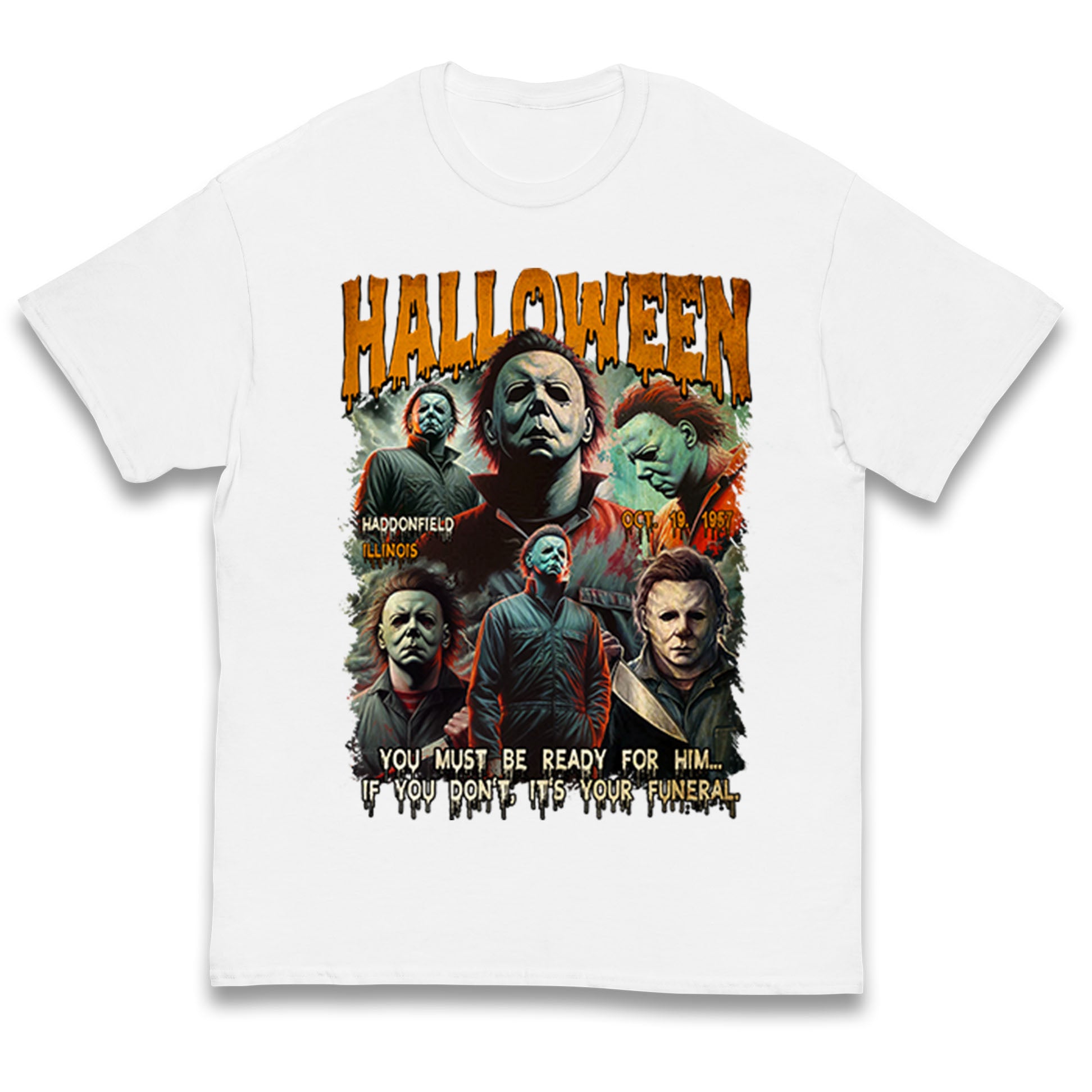 

Michael Myers Scary Halloween Bootleg Kids T Shirt 110
