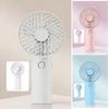 Mini Handheld Fan with Phone Holder 3 Speed USB Rechargeable Summer Cooling Fan