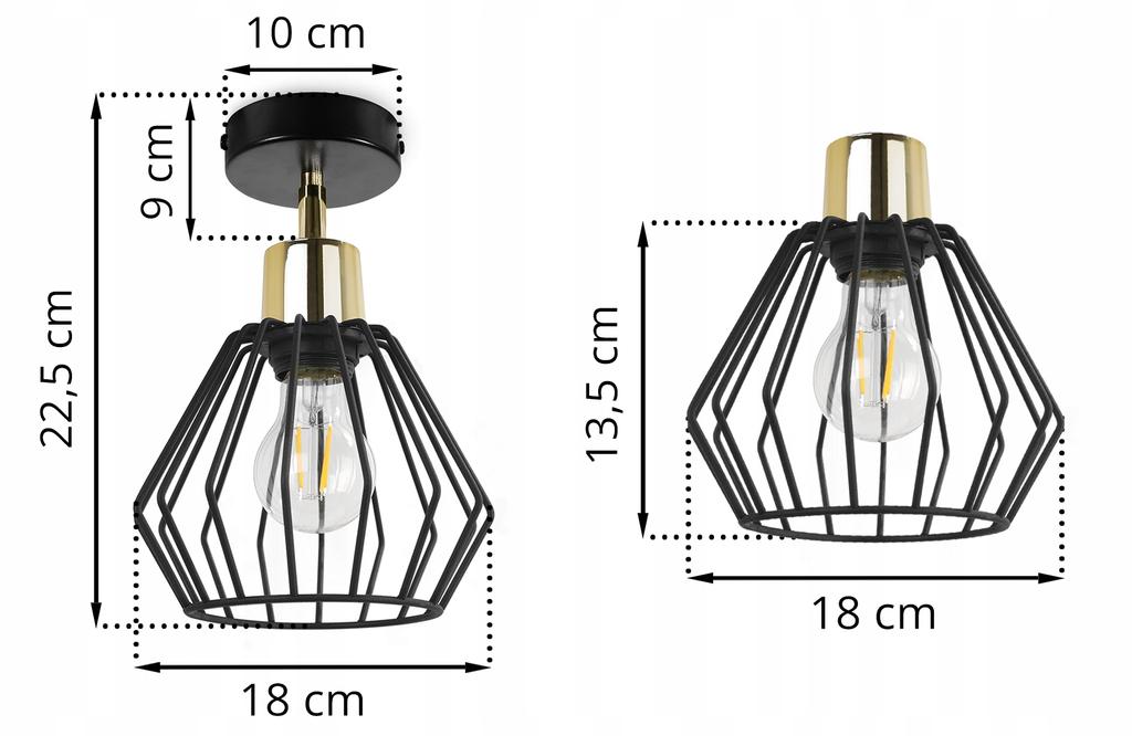CEILING WALL LAMP METAL WIRE LAMP LED
