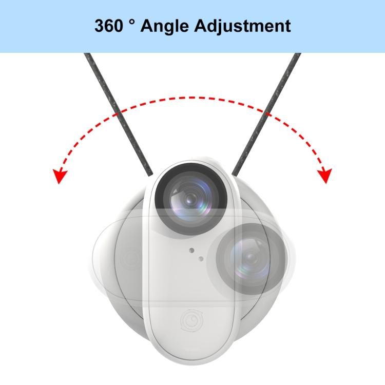 For Insta360 GO 3 / GO 3S PULUZ Magnetic Pendant Holder Quick Release Neck Strap (White)