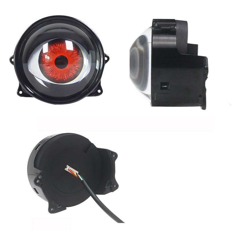 Devil'S Eye Lamp Led Dynamic Car Lens Headlights Ambient Light Modified Gm Motorcycle Lens Headlights