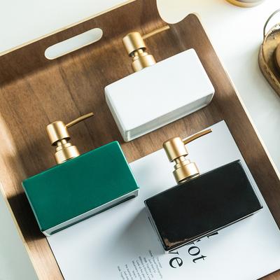 Dispensator de Săpun Lichid Ceramic pentru Baie Sticlă cu Pompiță Dispenser cu Pompă de Săpun pentru Bucătărie Accesorii Baie Sticle de Dozare