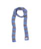 KIRSH X Pitu Mohair Stripe Mini Scarf [Dark Blue]