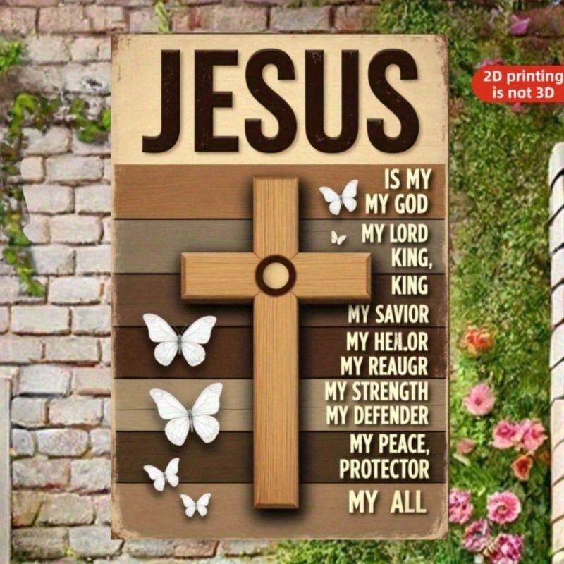 Metal Poster Butterfly Wall Art, Living Room Interior Decoration