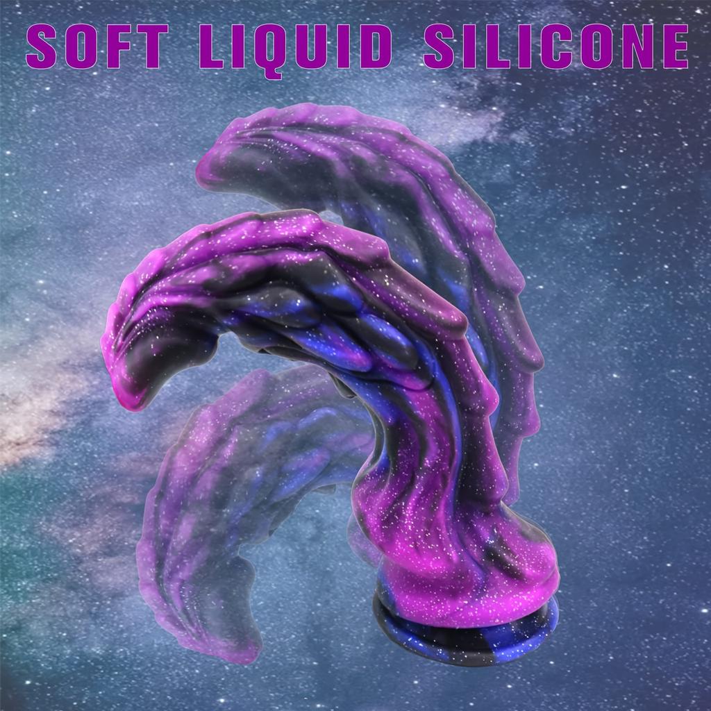 Dragon Shaped Dildo for Women, Large Anal Dildo with Strong Suction Cup, Giant Monster Dildo Liquid Silicone Anal Plug Prostate Massager Adult Sex Toy