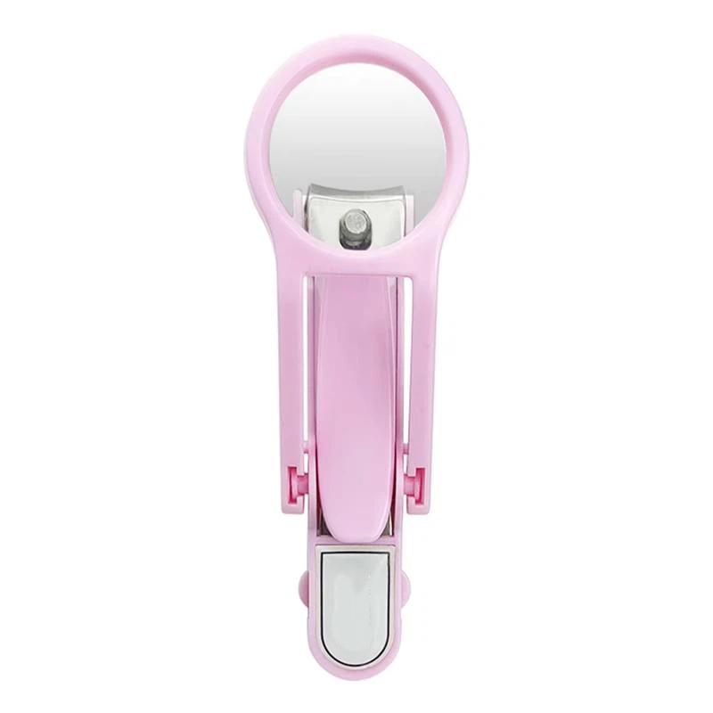 1Pcs Anti-Splash Precise Cutting Nail Trimming Tool Nail Clipper With Magnifying Glass Stainless Steel Elderly Nail Clippers