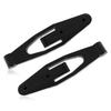 2PCS Black Rubber Hood Latch Base Strap for Peterbilt 388 389 2008-2011