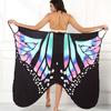 IHUASU Women's Colourful Butterfly 3D Printed Sexy Comfortable Beach Cover Dresses