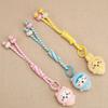 Cute Yellow Rabbit Plush Keychain 12Cm Soft Stuffed Animal Doll Kawaii Anime Fluffy Hanging Pendant Bag Backpack Decoration Gift