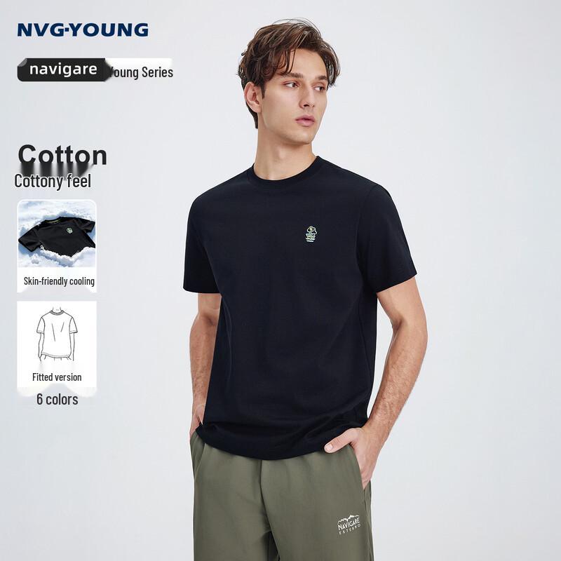 Мужская охлаждающая футболка с коротким рукавом и круглым вырезом NVG·YOUNG M