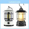 Camping Led Tent Light  Rechargeable Portable Handheld Lantern Outdoor Use
