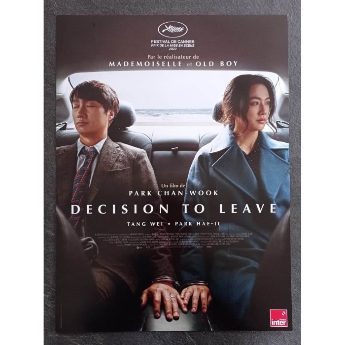 

Decision to leave Affiche Cinéma Originale Roulée Petit format 53x39cm Park Chan-Wook