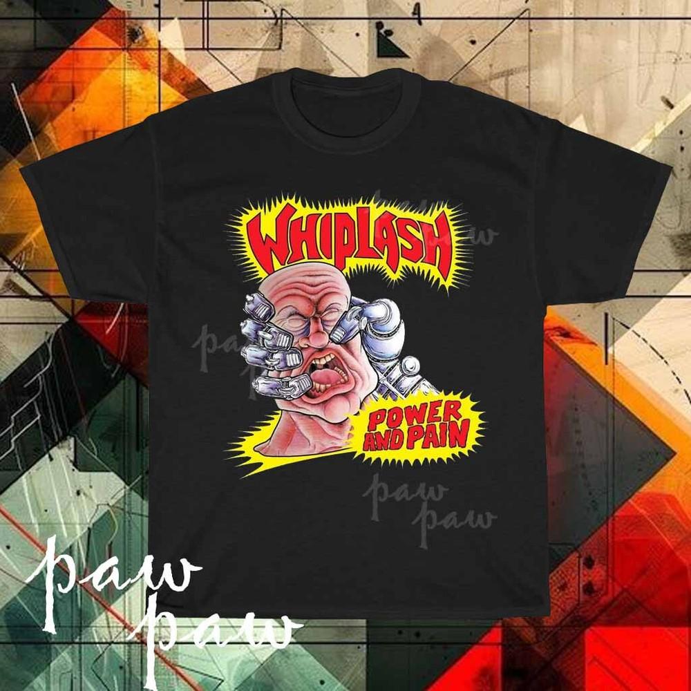 

New Whiplash Power and Pain Logo Men s T-shirt funny size S to 5XL 4XL