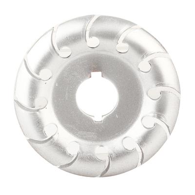 12Dişli Ahşap Oyma Diski Açı Taşlama Makinesi Parçaları Manganez Çelik Gümüş Sertleştirilmiş 65 x 16mm