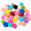 500Pcs Rose Artificial Flower Head 3cm Mini PE Foam Fake Flowers for Home Decor Handmade DIY Party Wedding Decoration Gifts