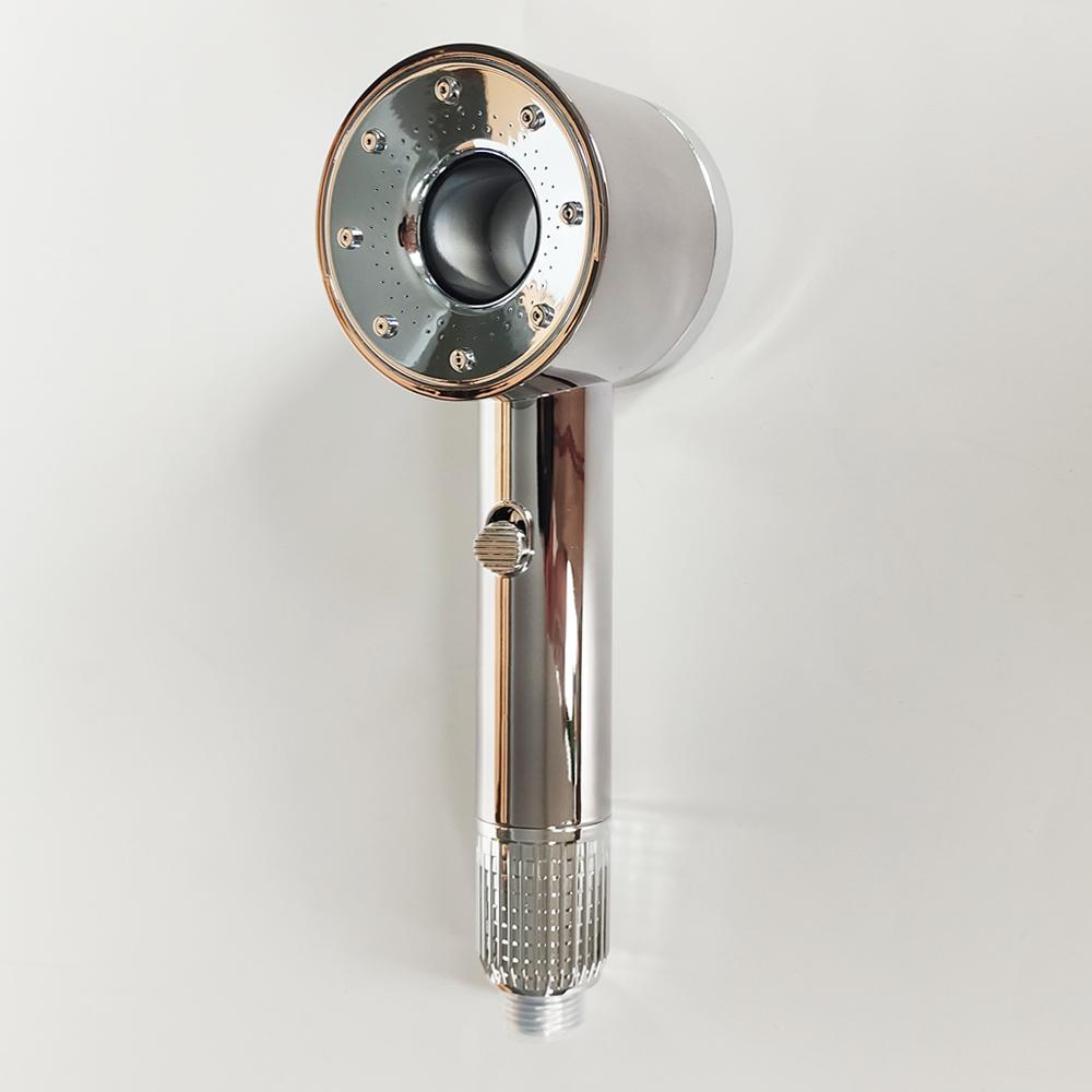 

Large Flow Rainfall Shower Head Silver Filter Multifunctional High Pressure Water Saving Shower Faucet Bathroom Accessories серебряный