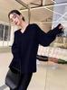 2025 Long-Sleeved V-Neck Loose Knit Sweater for Autumn & Winter