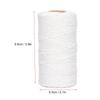 3Pcs 984 Feet Length Macrame Cord Soft Texture Packing String Cotton Twine  For Gift Wrapping