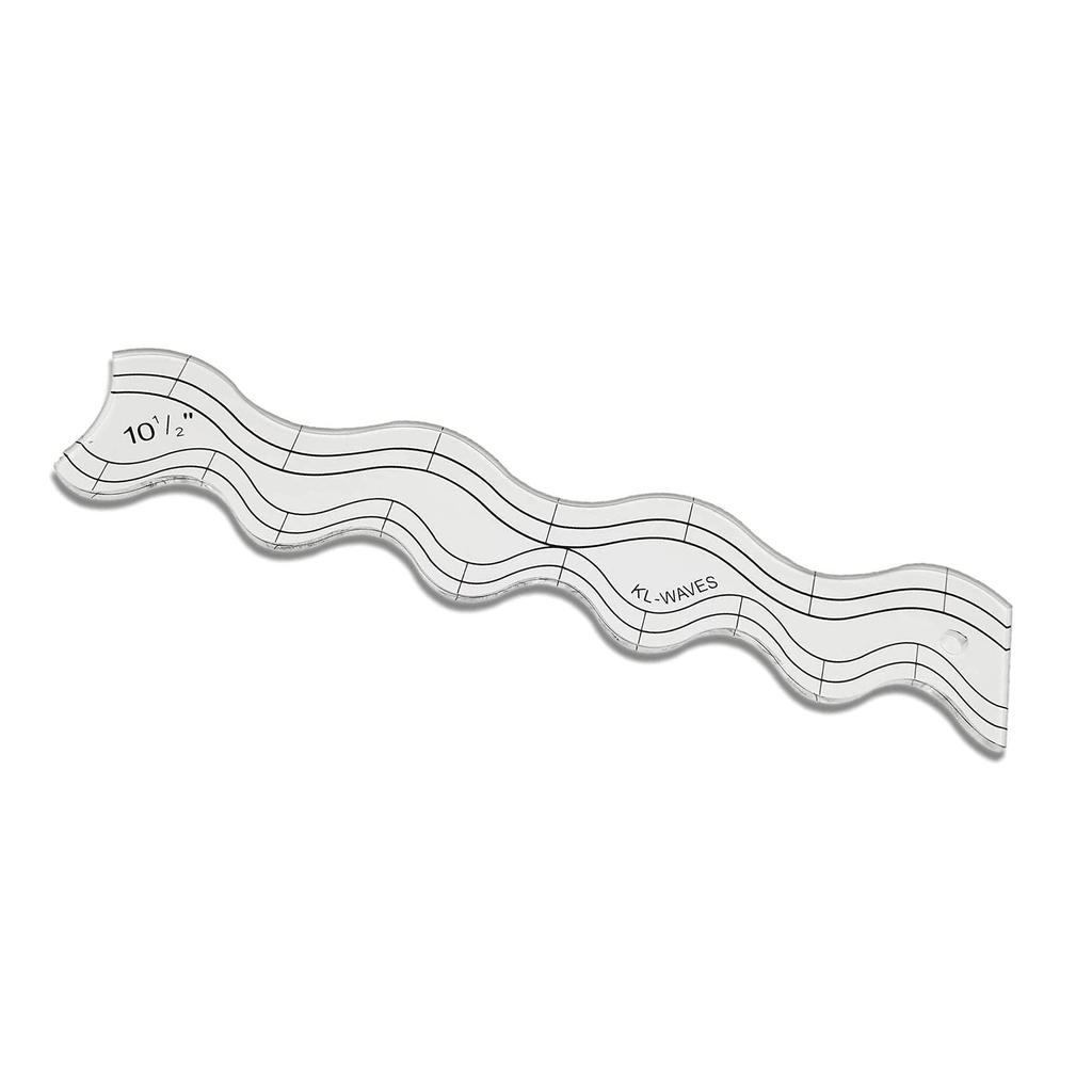 Wavy Sewing Rulers Patchwork Stencils Clear Acrylic Quilting Templates For Sewing Machine Quilting And Patchwork Project