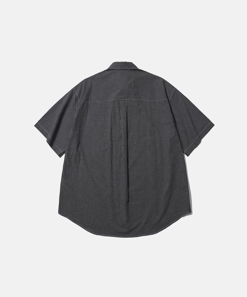 MOIF [Ss26] Uniform H/S Shirt / Black Grid