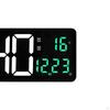 Digital Wall Clock, Alarm Clock Ten Level Brightness Adjustment Positive Function Hanging LED Clocks