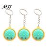Bag Accessory Keyring 3Pcs Mini Dumpling Keychain Pendant, Soft Food Charm Cartoon Pastel Color Snack Accessories for Bags Car Keys School Gym
