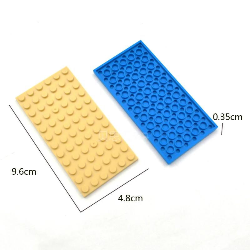 High-Quality 10Pcs Self-assembly High-Quality Building High-Quality Blocks High-Quality 6X12 High-Quality Dots High-Quality Thin High-Quality