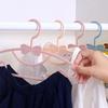 10-50PCS Kids Hangers Baby Clothes Hangers for Drying Child Hanger with Bow Design for Home Use Dry Wet Two Use