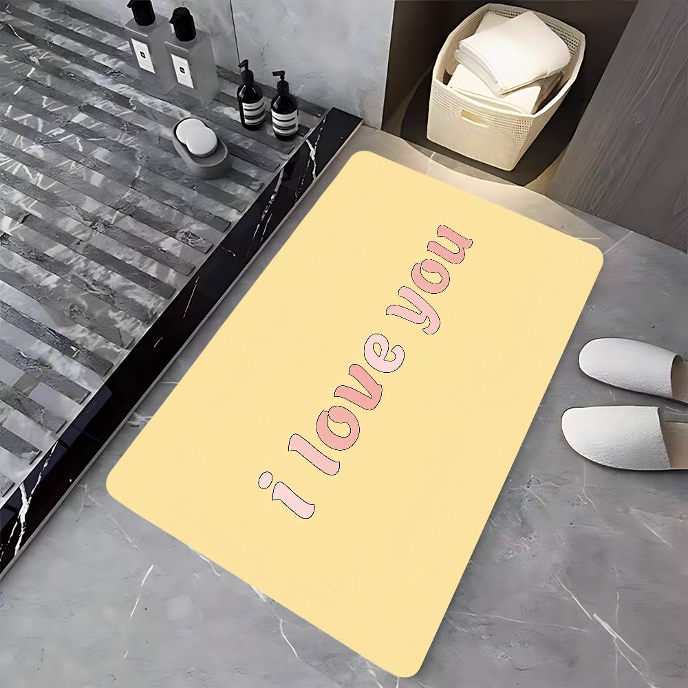 I Like You Kitchen Mat Cheaper Anti-slip Modern Living Room Balcony Printed Modern Home Decor