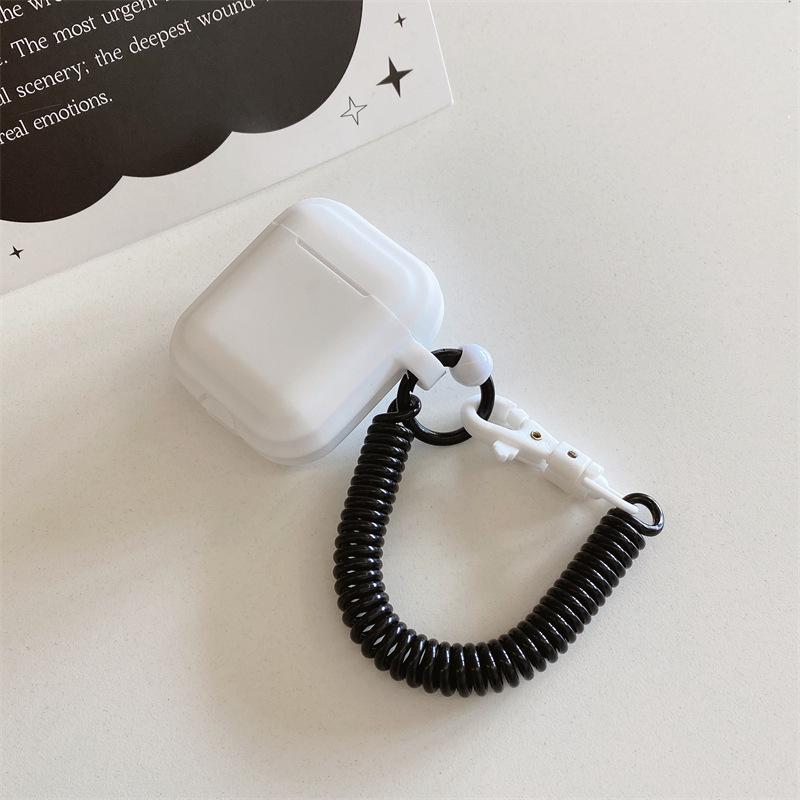 Ins Simple Solid Color One-piece Suitable for AirPods 1 Generation Protective Case Second Generation 1 Generation Pro1 Apple Bluetooth Headset Case