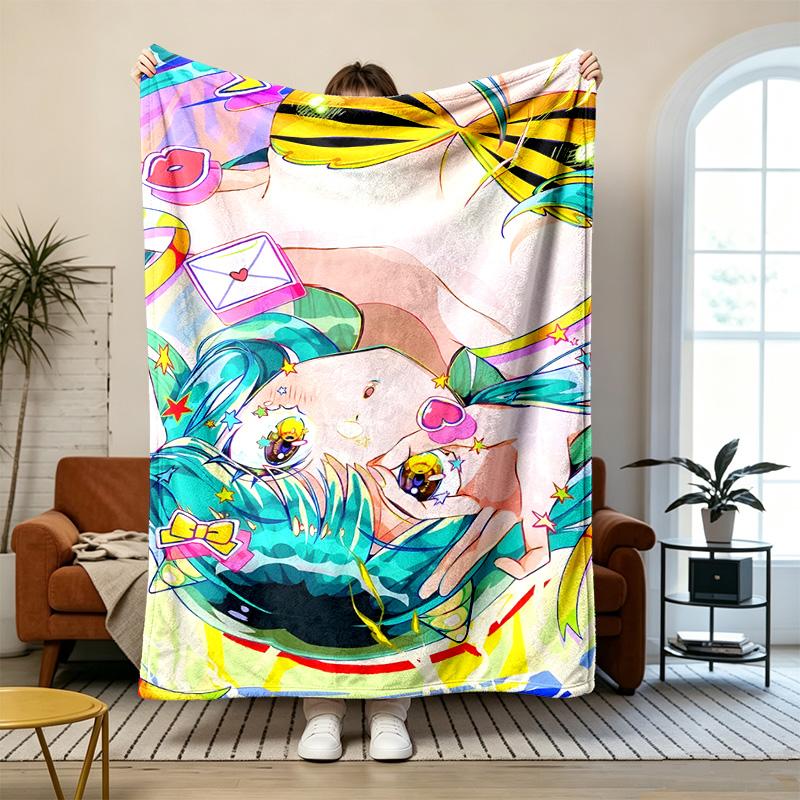 Urusei Yatsura Soft and comfortable flannel Suitable for sofas living rooms outdoor camping travel and also makes a great anniversary gift