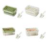 Press To Remove Ice Cube Mold 28/56 Grid Ice Mould Tray Portable Ice Maker Storage Box  Summer