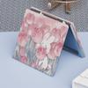 1 szt. Tulip Bunny Cute Compact Mirror Lustro do makijażu Kwadratowe składane dwustronne lusterko do makijażu Kieszonkowe przenośne kompaktowe dla dziewczynek