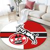 1. FC Köln Round Area Rug,Carpet Rug for Living Room Bedroom Sofa Playroom Decor,Non-slip Floor Mat