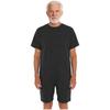 Mono Adaptable Antidesgarro Unisex Cuello Redondo Manga Corta Parte Inferior Corta Cremallera Trasera Mono de una Pieza
