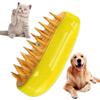 3 In1 Cat Steam Brush Anti Flying Hair Hundkam Portable Pet Electric Spray Massage Kam