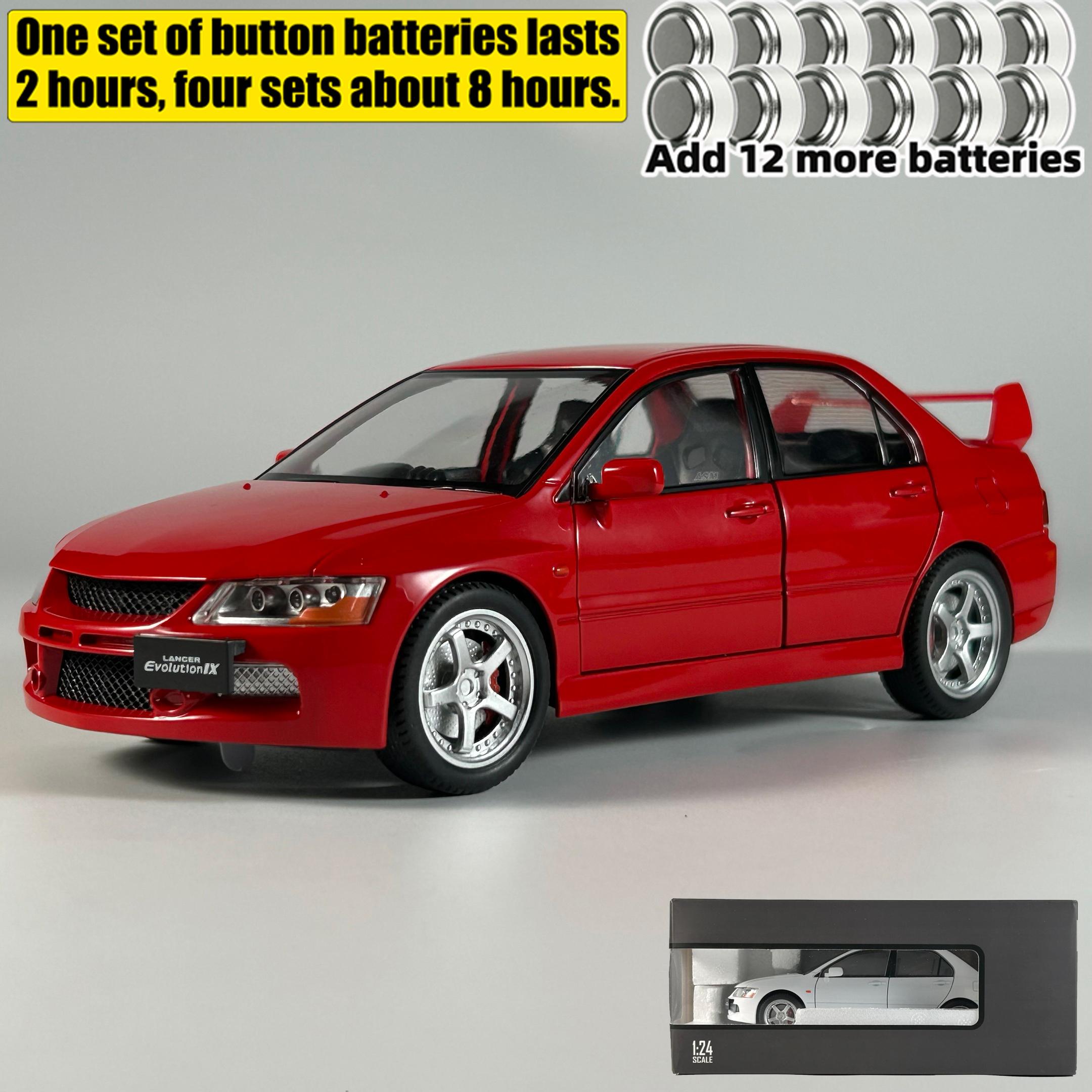 

JDM 1:24 Mitsubishi Lancer Evolution EVO9 Компактний Автомобіль Сплав Метал Литий Модель Автомобіля Найкращий Подарунок на День Народження Для Дитячої Іграшки Колекціонування