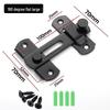 Stainless Steel 90° Right Angle Door Latch: Anti-Theft Sliding Bolt Lock