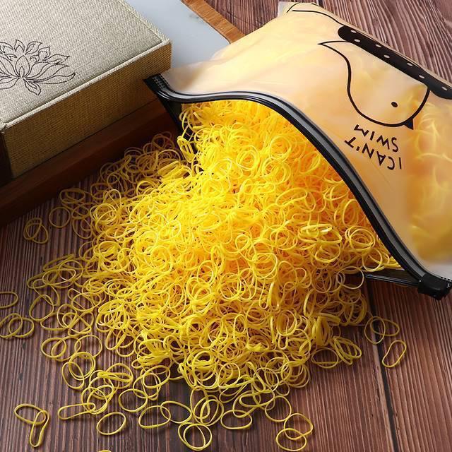 

1000 маленьких резинок для волос: Безопасные для детей, нежные резинки для завязывания волос