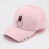 Dad Hat Creative Piercing Ring Baseball Cap Punk Hip Hop Caps Cotton Adult Casual Solid Adjustable Unisex Caps