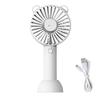 Handheld Fan with Base Portable Mini Fan 3 Speed Low Noise Personal Desk Fan for Travel Camping Office Home USB Powered Desk Fan