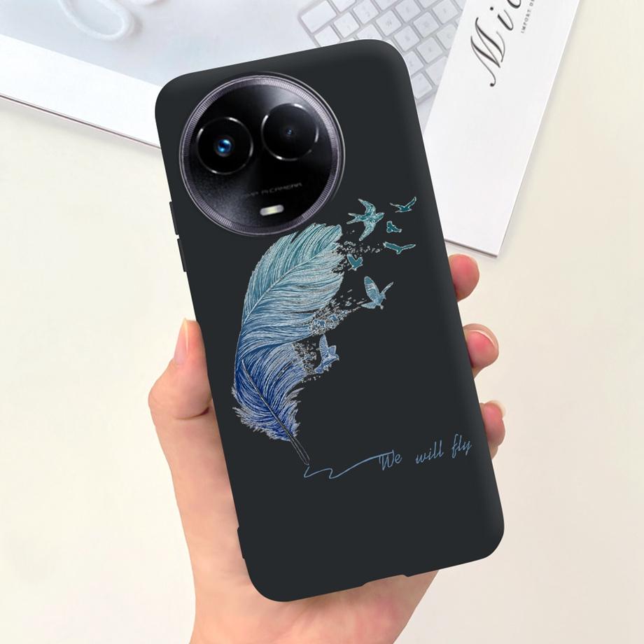For Realme 11x Case Realme 11 5G Taiwan Cover Soft Silicone Bumper Protective Luxury Print Back Cases For Realme11x  11 x Funda