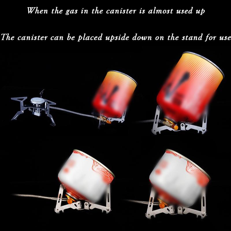 Outdoor Gas Cylinder Holder Camping Foldable Burner Holder Stove Tool Bottle Holder Gas Cylinder Tripod Outdoor Picnic Tool